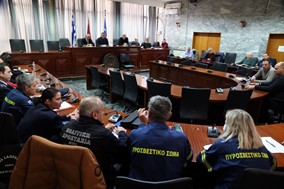 Oμάδες Πολιτικής Προστασίας σε 15 σημεία του Δήμου Λαρισαίων (φωτο)